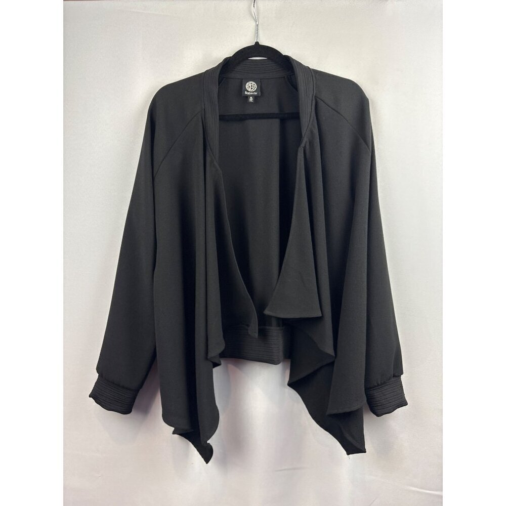 Women’s Bobeau Size XL Black Sweater with Ribbed Cuffs